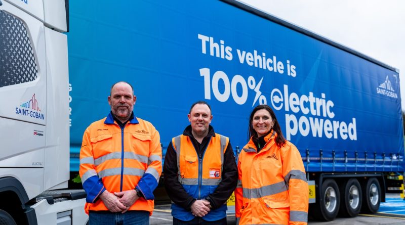 Saint-Gobain and XPO Logistics move closer to zero emissions by adding six eHGVs to the fleet