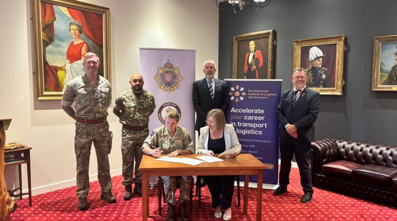 Royal Logistic Corps Institution and CILT(UK) sign memorandum