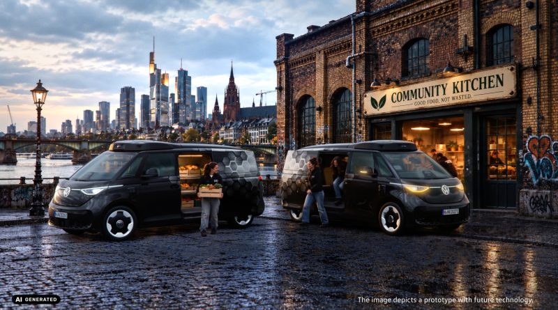 Volkswagen Commercial Vehicles showcases flexible autonomous ID. Buzz platform